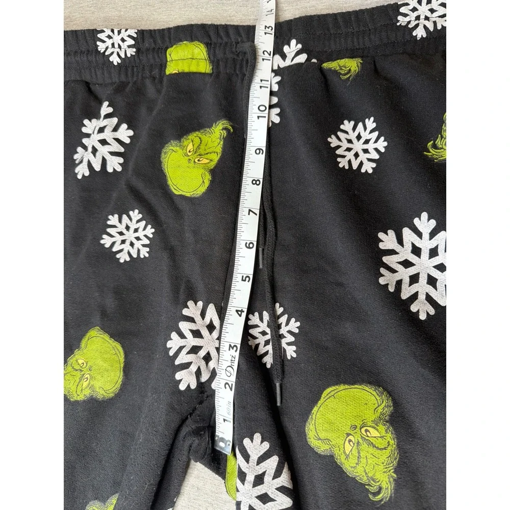 Celebrate Together The Grinch Christmas Sweatpants Mens‎ 2XL Black Snowflakes